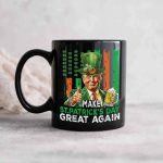 Trump Beer Drinking Make St Patrick's Day Great Again Mug