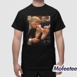 Trump Kissing Elon Musk's Feet Shirt