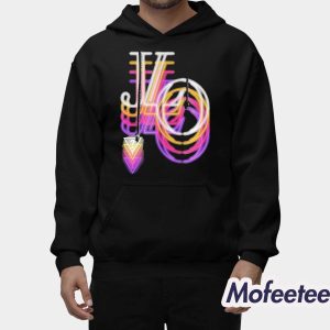 Jennifer Lopez Neon Repeater Shirt 2