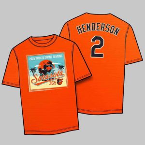Orioles Spring Training Henderson Shirt 2025 Giveaway 1