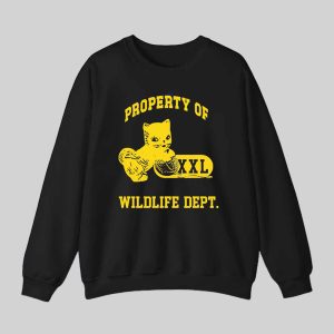 Property Of Wildlife Department Cat Shirt 2 Property Of Wildlife Department Cat Shirt 3