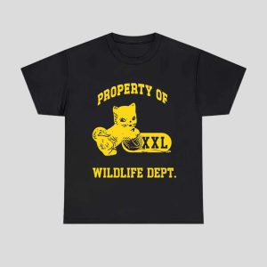 Property Of Wildlife Department Cat Shirt 1