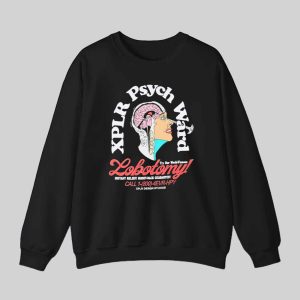 Xplr Design Studios Psych Ward Lobotomy 4EVR HPY Head Shirt 3