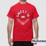 2025 Sweet Sixteen Arkansas Basketball Shirt