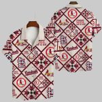 Cardinals Quilt Patch Hawaiian Shirt