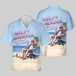 Trump Chilly Gulf Of America Ocean Hawaiian Shirt