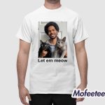 Jarrett Allen Let Em Meow Cats Cleveland Cavaliers Shirt