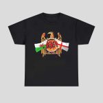 Slayer Golden Eagles Pentagram Logo Wales x England Flag Tour Shows 2025 Shirt