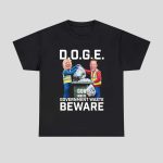 Trump And Elon Musk Doge Government Waste Beware Shirt