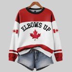 Women’s Retro Canada Elbows Up Sweatshirt