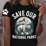 Women's Protect Our National Parks Print Shirt