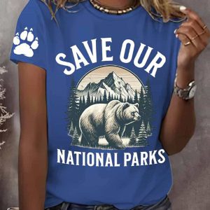 Women's Protect Our National Parks Print Shirt 4 Womens Protect Our National Parks Print Shirt 5