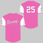 Braves Breast Cancer Awareness Day Jersey 2025 Giveaway