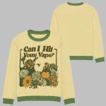 Can I Hit Your Vape Knitted Ugly Sweater