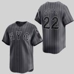 Mets Grey City Connect Baseball Jersey