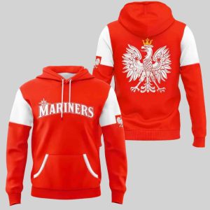 Seattle Mariners Polish Heritage Celebration Hoodie 1