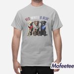 Red White And Blue Dogs Shirt