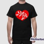 Tourist I Love La Shirt