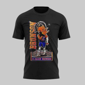 Jalen Brunson 2025 WWE x Knicks Shirt 2