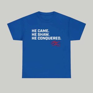 Chicago Baseball Matt Shaw He Came He Shaw He Conquered Shirt 1