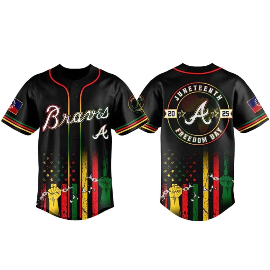 Braves x Juneteenth Day 2025 Special Jersey 1 Braves x Juneteenth Day 2025 Special Jersey 1