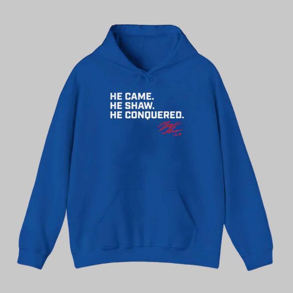 Chicago Baseball Matt Shaw He Came He Shaw He Conquered Shirt