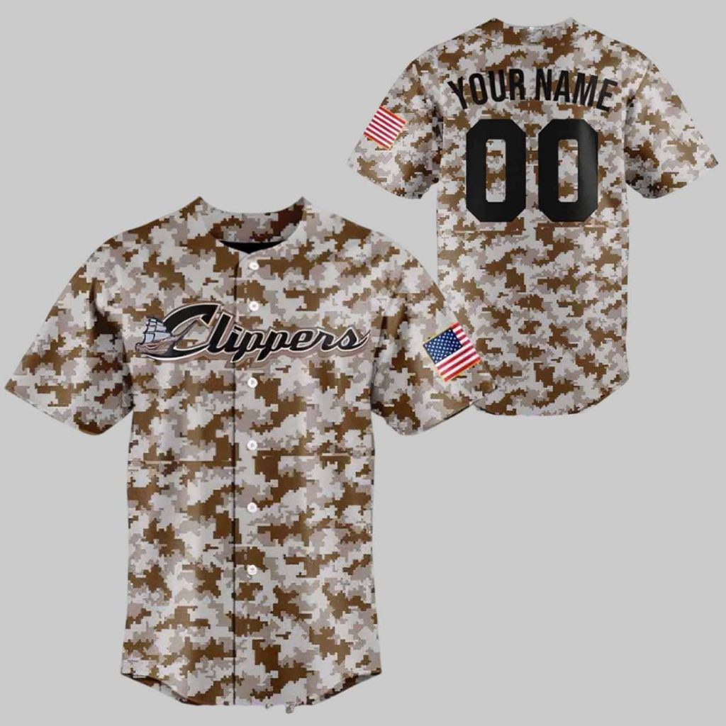 Clippers OT Sports 2025 Special Camo Baseball Jersey 1 Clippers OT Sports 2025 Special Camo Baseball Jersey 1