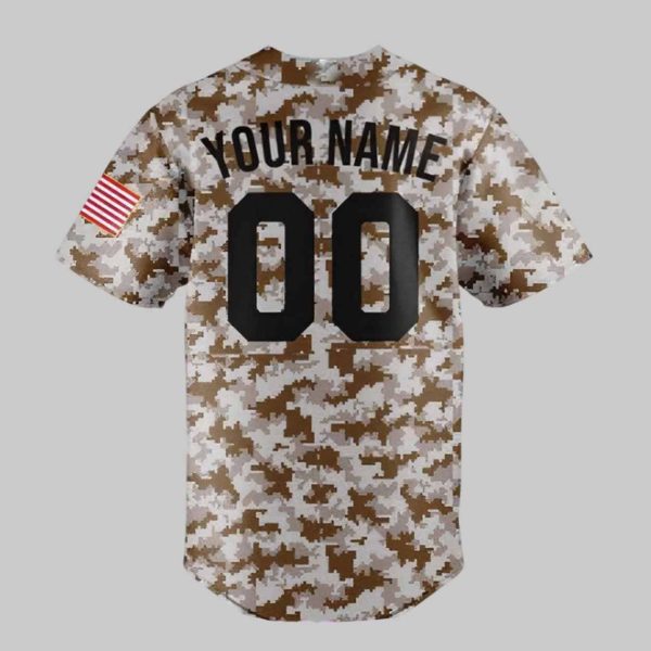 Clippers OT Sports 2025 Special Camo Baseball Jersey
