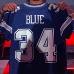 Cowboy 2025 Jaydon Blue 34 Jersey