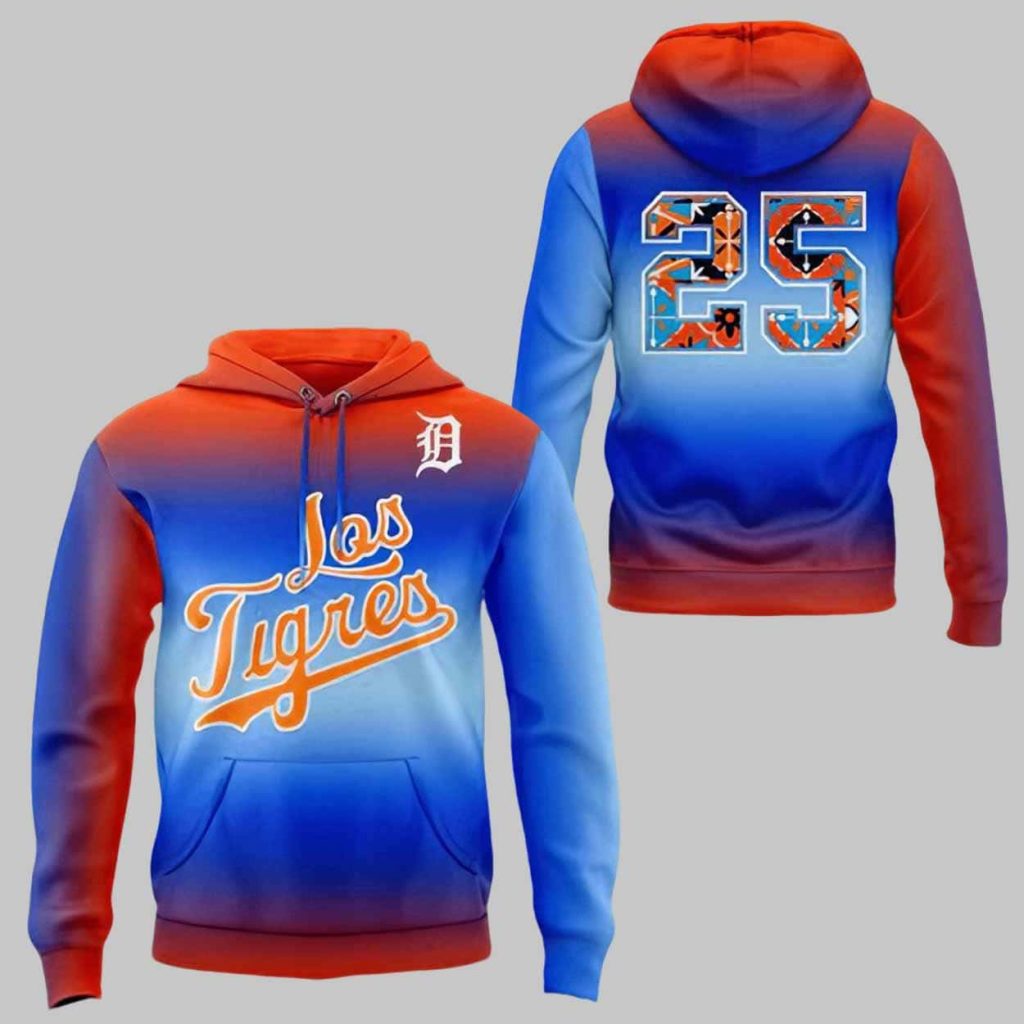 Detroit Tigers Hispanic Heritage 2025 Hoodie 1 Detroit Tigers Hispanic Heritage 2025 Hoodie 1