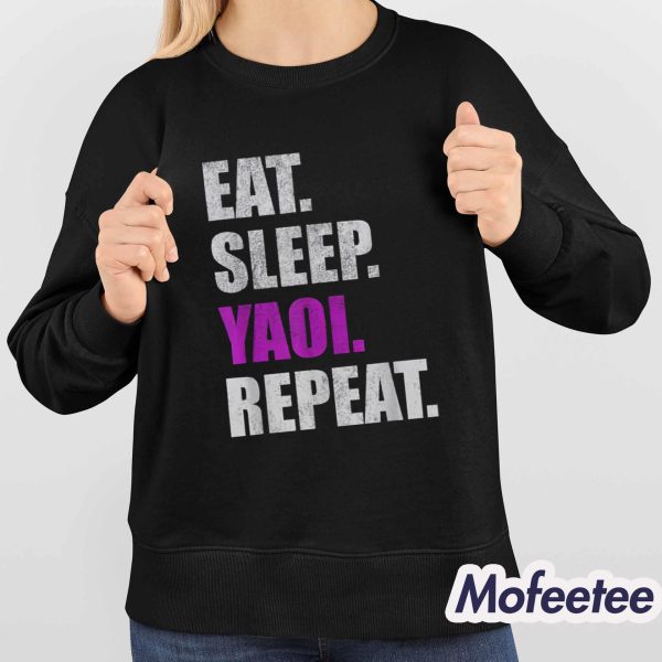 Eat Sleep Yaoi Repeat Shirt