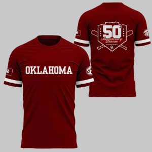 Sooners Softball 50th Anniversary Shirt 1