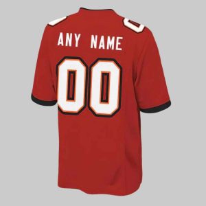 Buccaneers Celebrate The Legacy of 50 Seasons Red Football Jersey 3