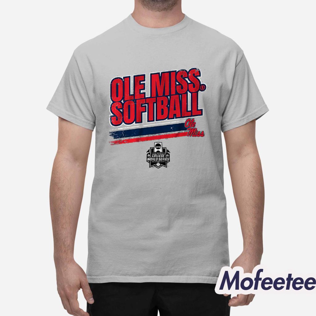 Ole Miss Softball Womens College World Series Stripe Shirt 1 Ole Miss Softball Womens College World Series Stripe Shirt 1