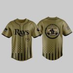 Rays x Salute To Veterans 2025 Baseball Jersey