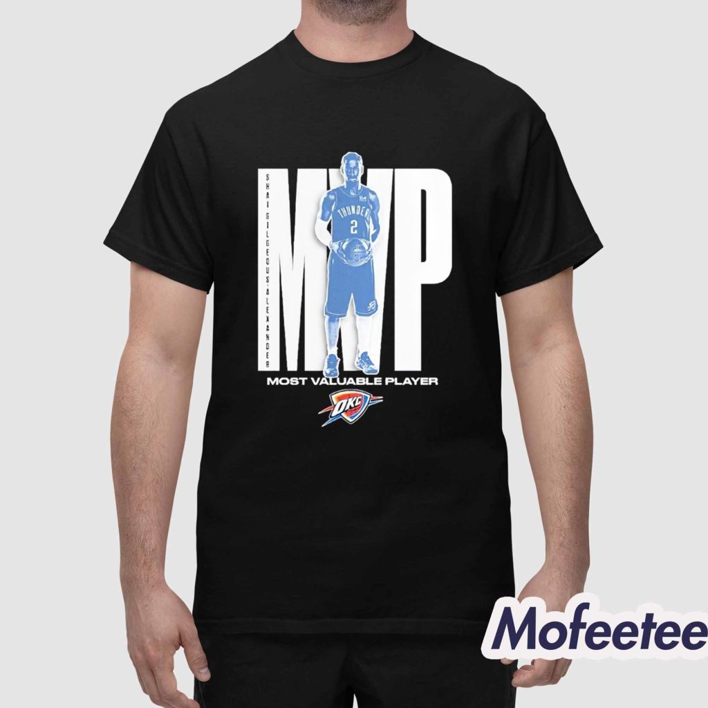 Shai Gilgeous Alexander Most Valuable Player 2025 Shirt 1 Shai Gilgeous Alexander Most Valuable Player 2025 Shirt 1