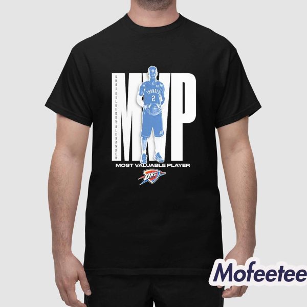 Shai Gilgeous Alexander Most Valuable Player 2025 Shirt