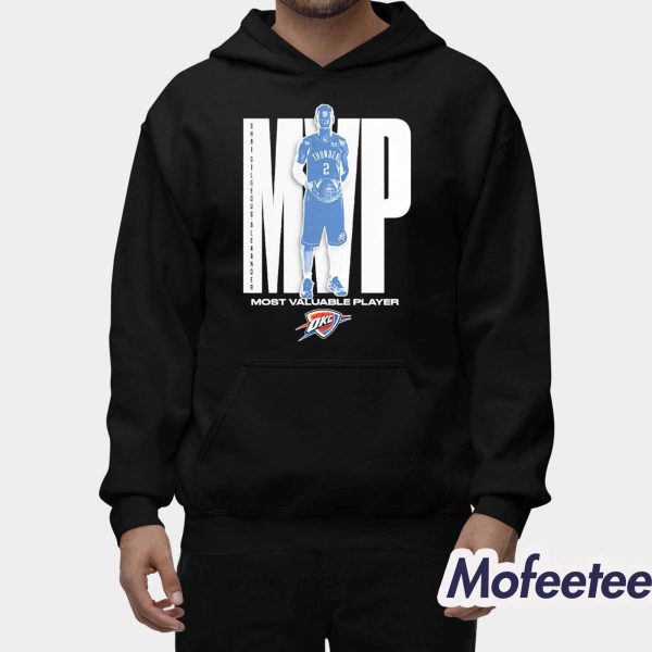 Shai Gilgeous Alexander Most Valuable Player 2025 Shirt