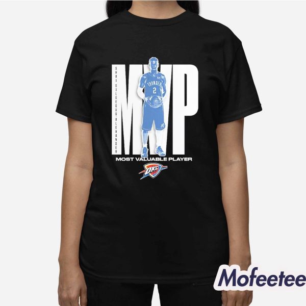 Shai Gilgeous Alexander Most Valuable Player 2025 Shirt