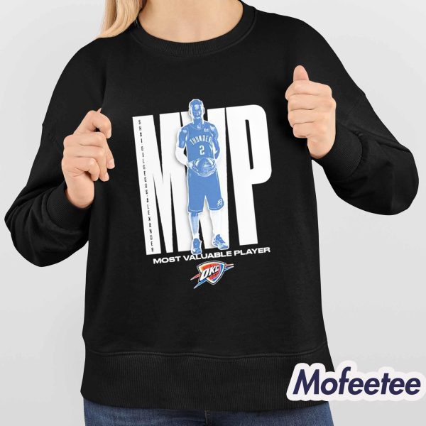 Shai Gilgeous Alexander Most Valuable Player 2025 Shirt