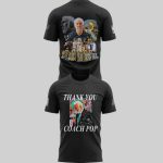 Spurs Thank You Coach Pop Merchandise Shirt
