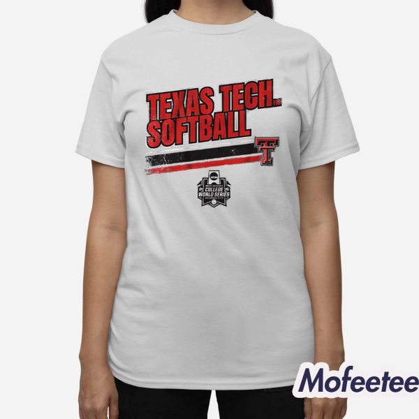 Texas Tech Softball Women’s College World Series Stripe Shirt