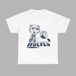 Timberwolves Mascot Riding Motorbike Shirt