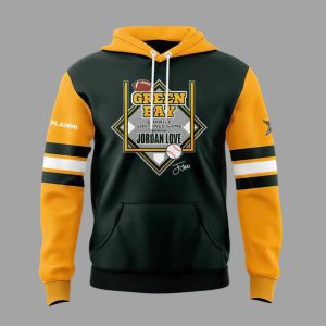 Packers Charity Softball Jordan Love Dark 2025 Hoodie 2