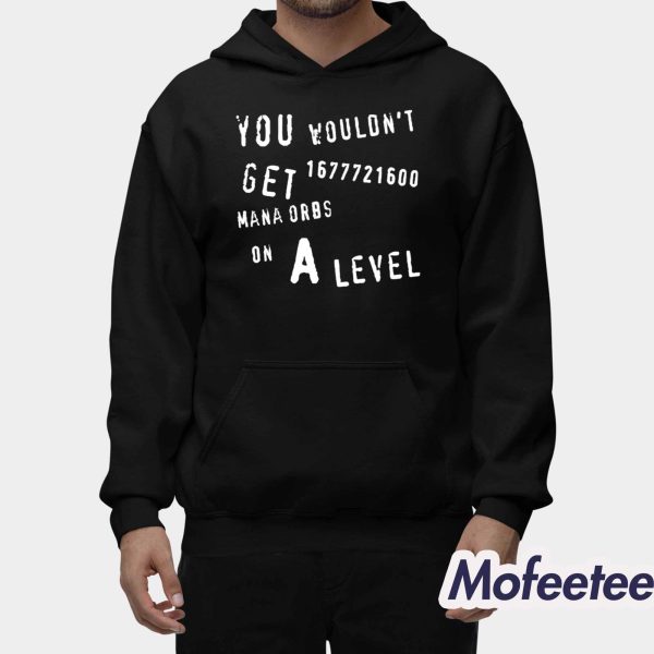 You Wouldn’t Get 1677721600 Mana Orbs On A Level Shirt