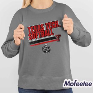 Texas Tech Softball Womens College World Series Stripe Shirt 4