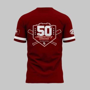 Sooners Softball 50th Anniversary Shirt 3