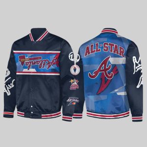Braves Peace Up A Town Down Bomber Jacket 1