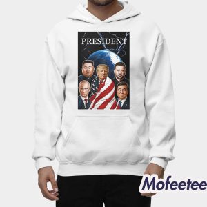 Trump Putin Zelenskyy Kim Jong un Xi Jinping Global Presidents Shirt 2