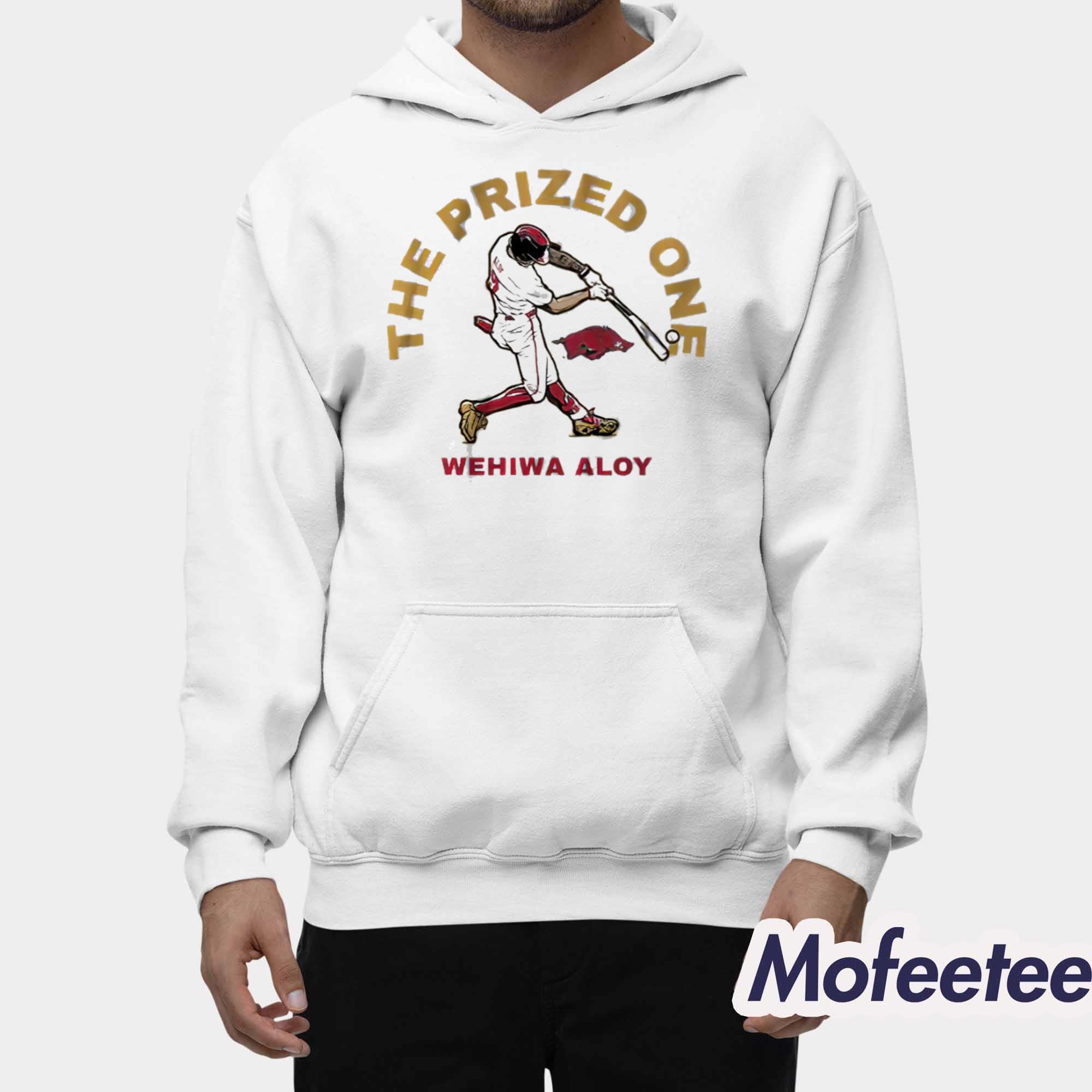 Arkansas Baseball Wehiwa Aloy The Prized One Shirt Arkansas Baseball Wehiwa Aloy The Prized One Shirt